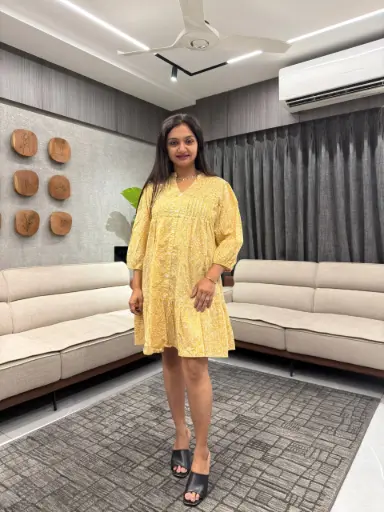 Honey Beige Cotton Tunic