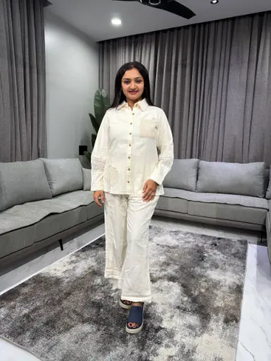 Ivory Grace Mull Cotton Set