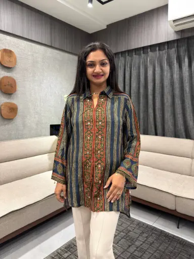 Vintage Tribal Print Shirt