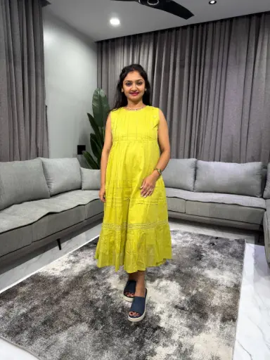 Sunshine Cotton Midi Dress