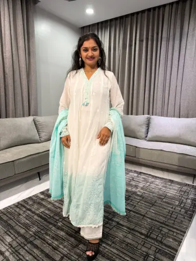Aqua Grace Mull Cotton 3-Piece Set