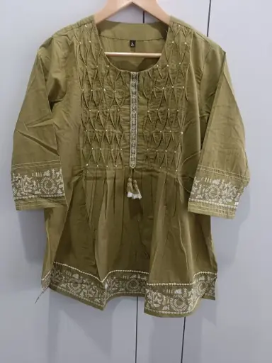 Olive Grace Cotton Top
