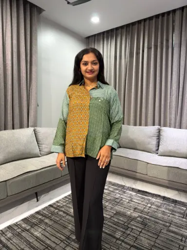 Emerald Earth Muslin Shirt Top