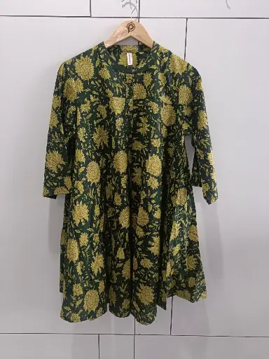 Forest Floral Pure Cotton Tunic