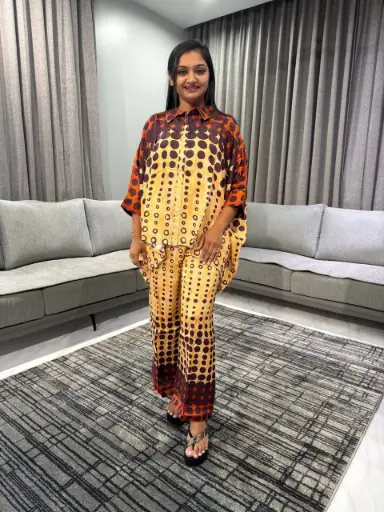 Desert Eclipse Premium Viscose Santoon Co-ord Set