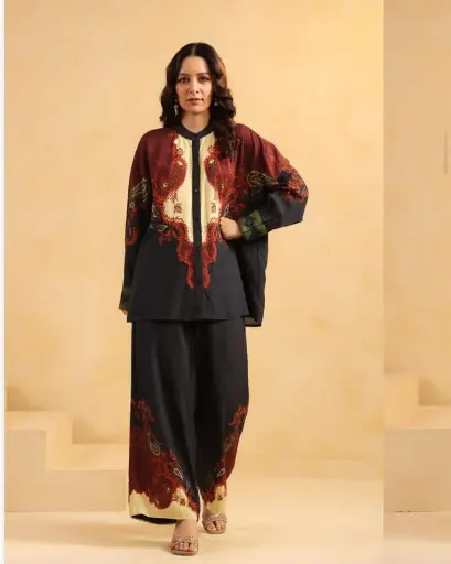 Noir Heritage Viscose Co-Ord Set