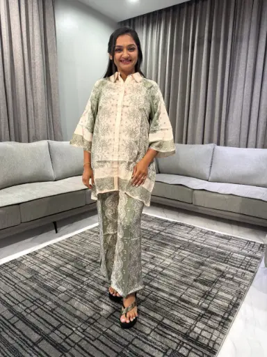 Sage Paisley Luxe Co-Ord Set