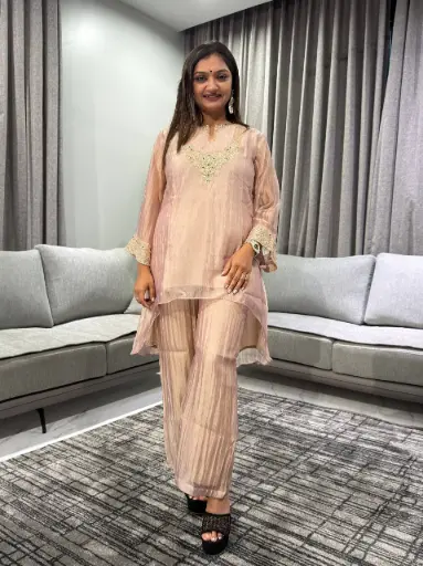 Blush Pearl Simmer Co-Ord Set 