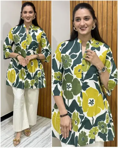 Citrus Garden Flex Cotton Tunic