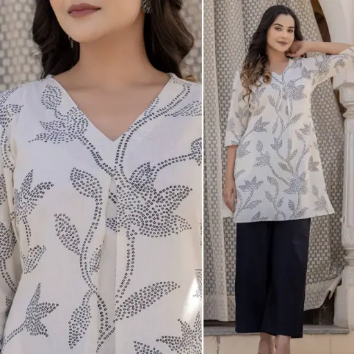 Midnight Vines Flex Cotton Co-ord Set