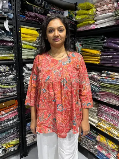 Rangriti Printed Fusion Cotton Tunic
