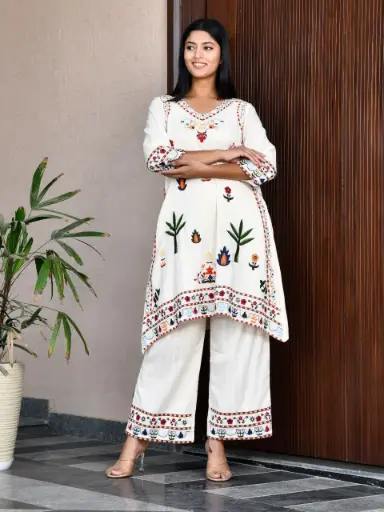 Floral Symphony Two-Piece Set